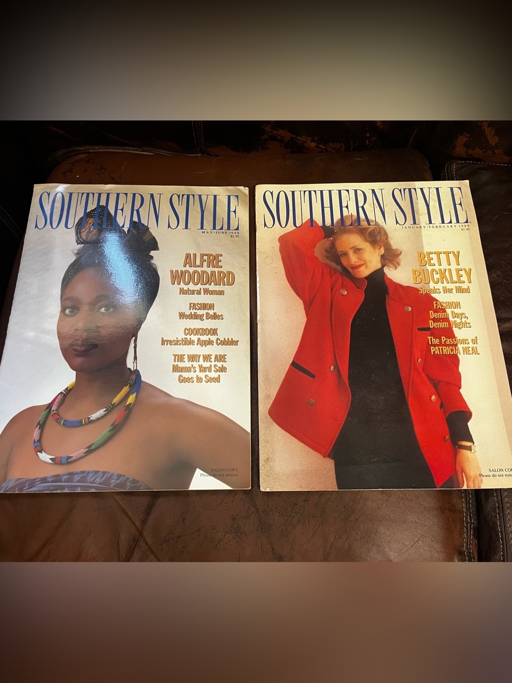 Vintage 80s Southern Style Oversized Magazines